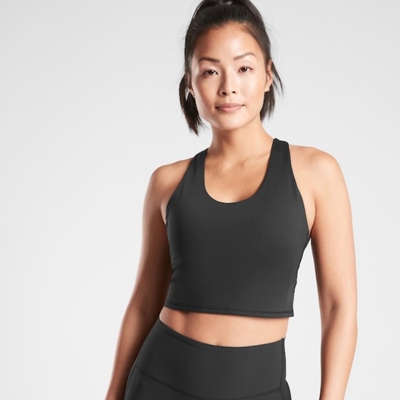 Athleta Tops Nwtathleta Ultimate Black Crop Top Ac Small Poshmark